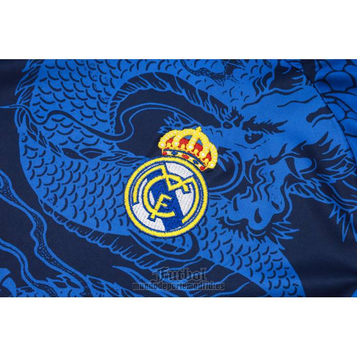 Chandal del Real Madrid Dragon Manga Corta 2024-2025 Azul - Pantalon Corto